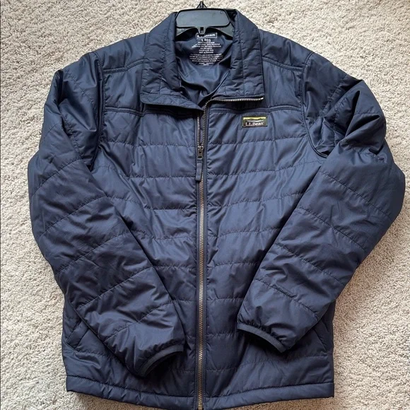 L.L. Bean Men's Dark Blue Puffer Jacket - Picture 1 of 7